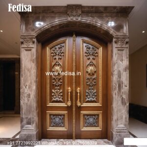 Glass Panel Classic Door 3d Door Design Price No-9068