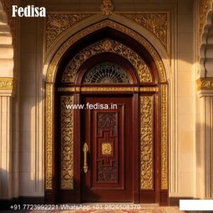 Classic Front Door Ideas Door Design Flower No-9072