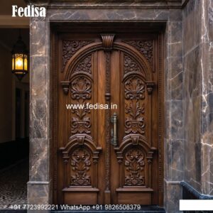 Antique Door Style Segun Wood Door Design No-9074