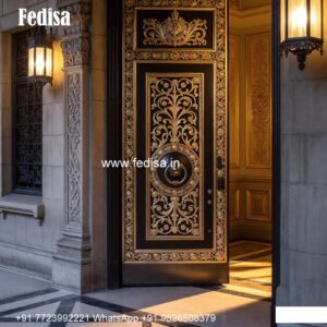 Teak Wood Door Design Puja Ghar Door Design No-9080