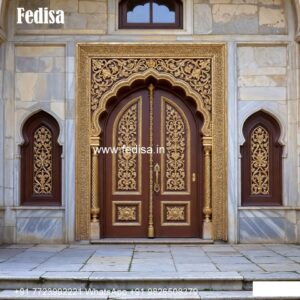 Traditional Carved Wooden Front Door Ideas Waterproof Plywood Door Design No-9099