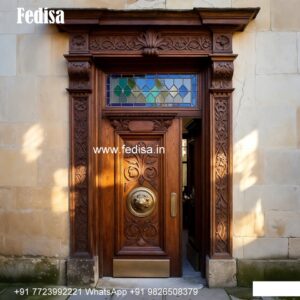 Engraved Wooden Door Front Door Design 2024 No-9108