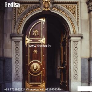 Rustic Classic Door Simple Bedroom Door Design No-9129