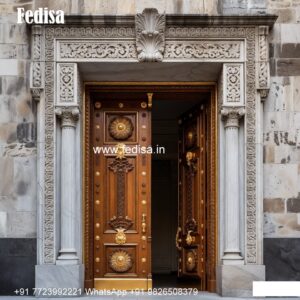 Arch Top Wooden Door Darwaja Get Dijain No-9148