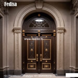 Italian Style Wooden Doors Steel Door Gate Design No-9173