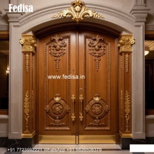 Royal Entrance Door Steel Jali Gate Design No-9199