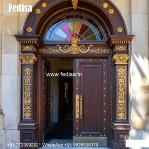 Luxury Classic Doors Glass Etching Designs For Pooja Doors No-9201