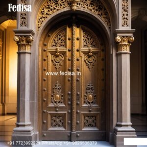 Classic Wooden Main Door Design For Home Main Door Carving No-9221