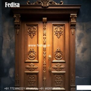 Heritage Door Design Wooden Door Carving Design No-9241