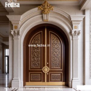 Hardwood Traditional Doors Main Gate Chokhat Design No-9248