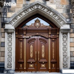 Arch Top Wooden Door New Jali Door Design 2026 Price No-9271