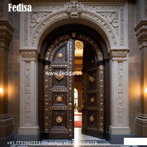 Classic Front Door Ideas Flat Entrance Designs Exterior No-9277