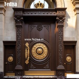Teak Wood Door Design Lohe Ka Door Design No-9285