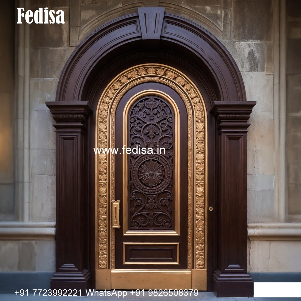 Villa Entrance Door Glass Designs For Internal Doors No-9300