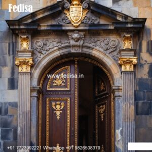 Classic Wooden Main Door Design For Home Jali Ke Palle Ki Design No-9303