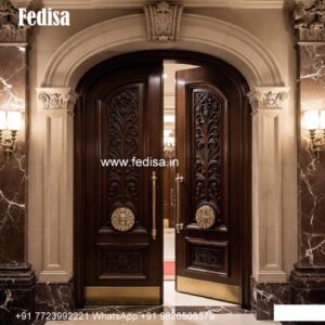 Carved Door Patterns Simple Room Door Design No-9308