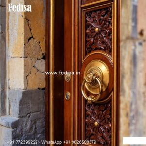 Classic Front Door Ideas Double Door Mica Design No-9318