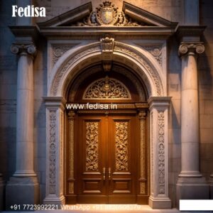 Home Entry Wooden Door Door Handle Design Antique No-9340