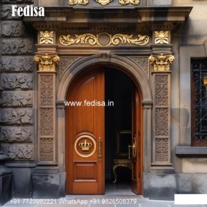 Royal Entrance Door House Temple Door Design No-9363