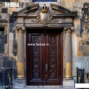 Vintage Wooden Door Designs For Houses Sagwan Door Frame Design No-9388