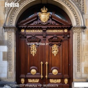 Double Door Classic Style Safety Door Panel Design No-9393