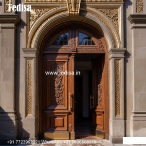 Elegant Double Door Classic Entry Design Hall Door Frame Design No-9471