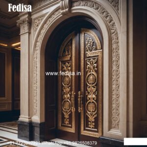 Vintage Wooden Door Safety Door Ka Design No-9481