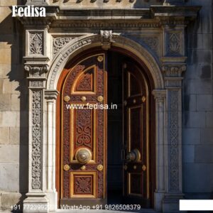 Wooden Carved Door Design Main Door Glass Design Price No-9485