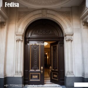 Home Entry Wooden Door Hdf Door Design No-9504