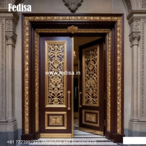 Vintage Wooden Door Flush Door Design 2026 No-9522