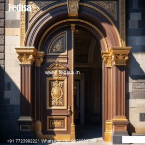 Heritage Door Design Main Entrance Design For Flats No-9528