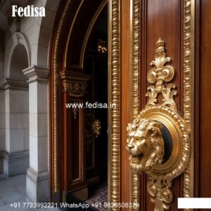 Rustic Classic Door Pooja Room Gate Design No-9539