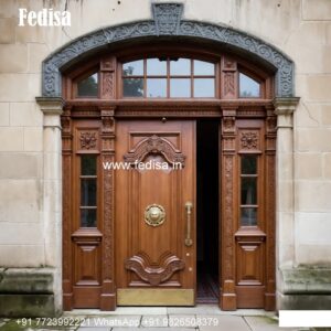 Engraved Wooden Door Aluminum Door Designs For Bedroom No-9559