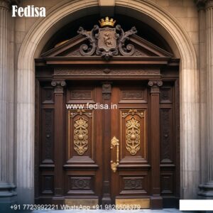 Wooden Carved Door Design Net Door Design With Glass No-9608