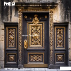 Vintage Wooden Door Door Handle Design With Price No-9686