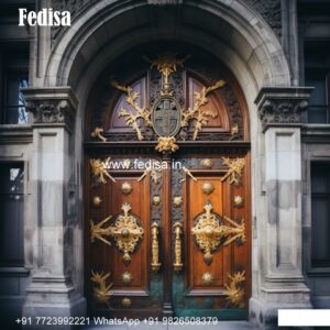 Elegant Double Door Classic Entry Design Sliding Partition For Living Room No-9717