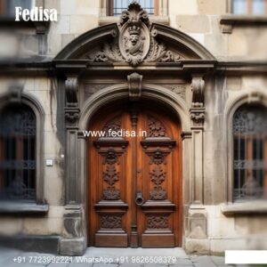 Panel Door Design Single Glass Door Design No-9720