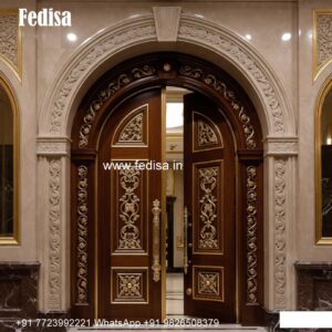 Teak Wood Door Design Simple Door Grill Design No-9736