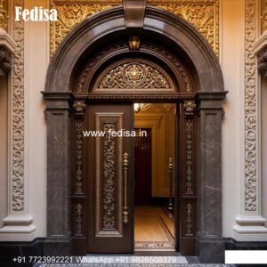 Front Entrance Classic Door Kitchen Wood Door Design No-9749