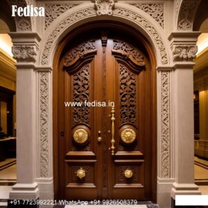 Panel Door Design Double Door Net Gate Design No-9761