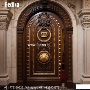 Mahogany Classic Doors Pvc Door For Pooja Room No-9819