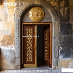 Italian Style Wooden Doors Safety Gate Design For Main Door No-9829