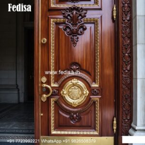 Vintage Wooden Door Designs For Houses Kitchen Door Mirror Design No-9839