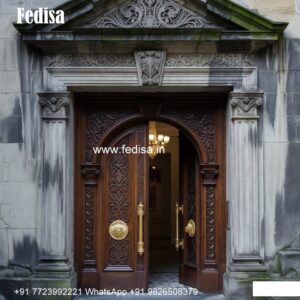 Engraved Wooden Door Door Jali Wala No-9846