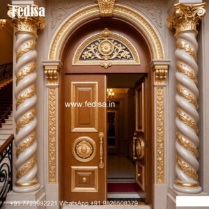 Glass Panel Classic Door Designer Screen Doors No-9847