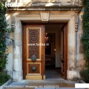Elegant Door Design Traditional Double Door Design No-9852