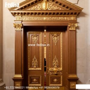 Handcrafted Wooden Door Gate Ply Design No-9862