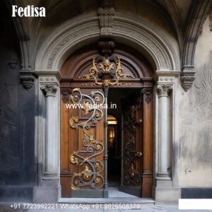 Carved Door Patterns Sagwan Front Door Design No-9882