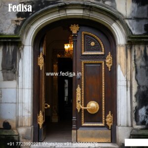 European Classic Door Main Door Groove Design No-9905