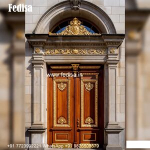 Glass Panel Classic Door Glass Door Pooja Room No-9929